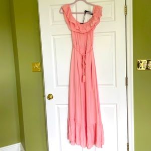 Pink maxi / maternity dress